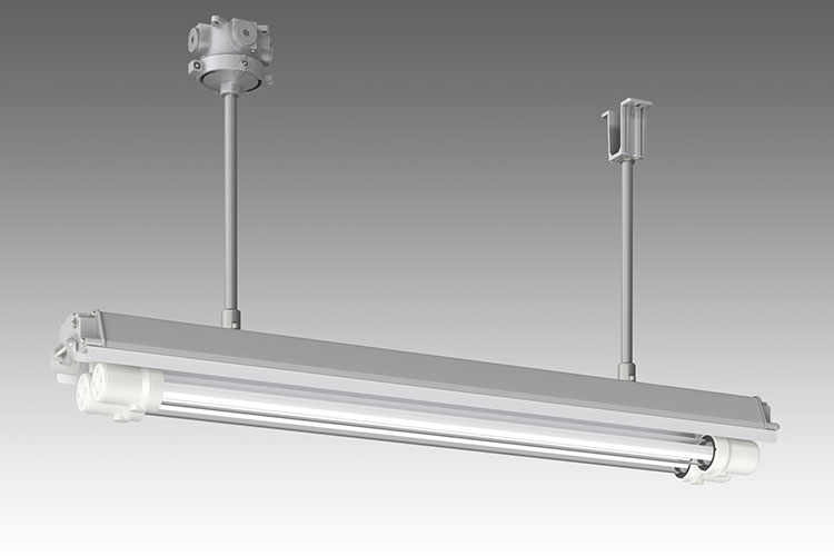 『LEDioc防爆形直管LEDランプ照明器具』を発売 | 2014 | 岩崎電気