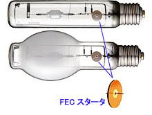 始動器内蔵形セラミックメタルハライドランプ FECセラルクスエース